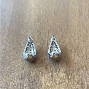 Elegant Silver Teardrop Earrings
